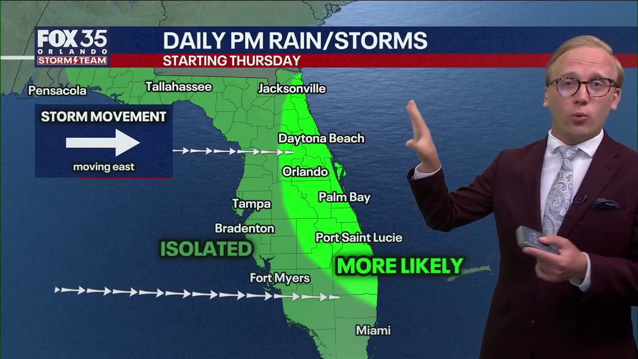 Orlando Weather Forecast: Tracking Start of the Rainy Season