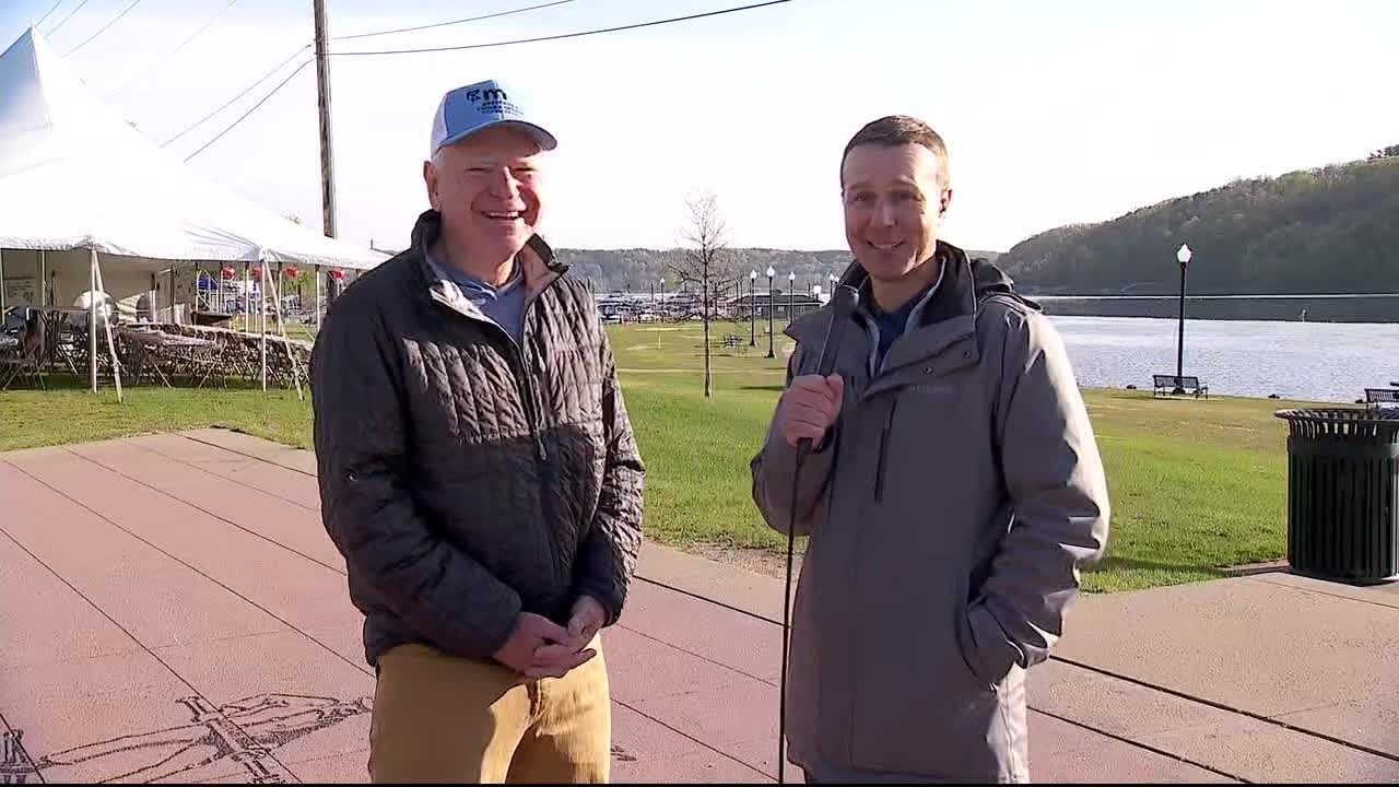 Gov. Walz previews fishing opener weekend in Stillwater