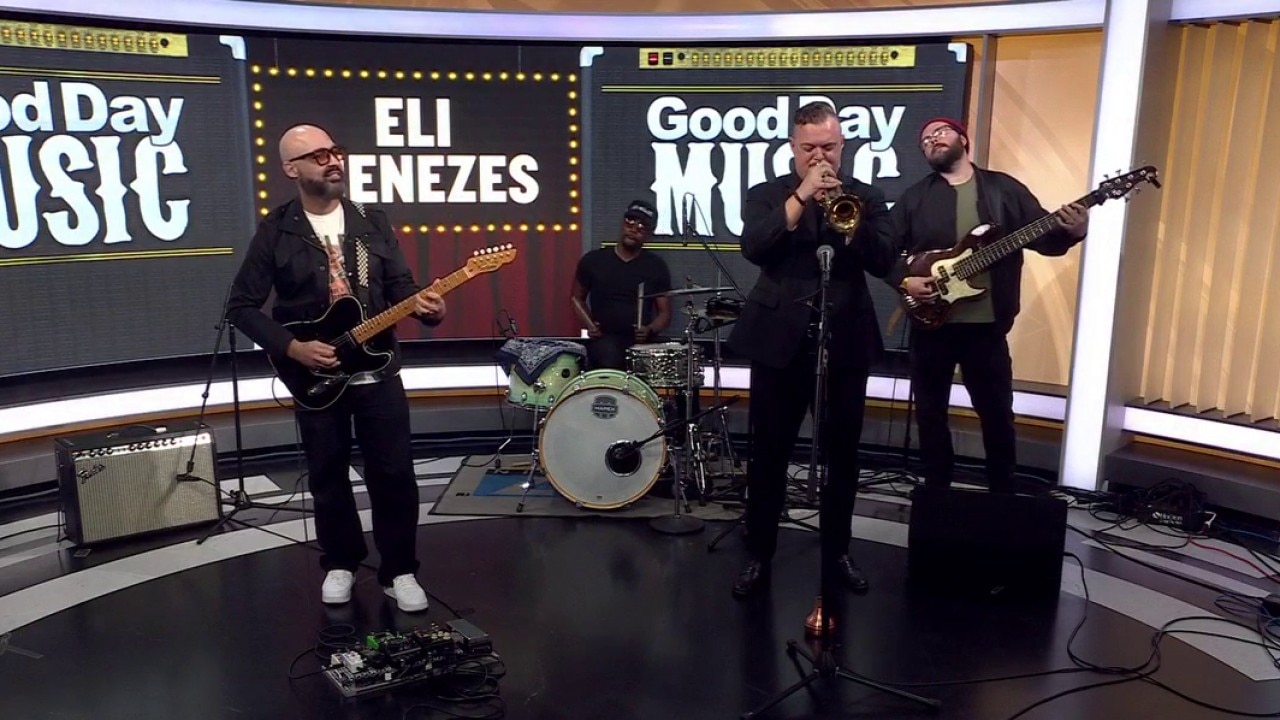 Eli Menezes performs in FOX 7 Austin studios