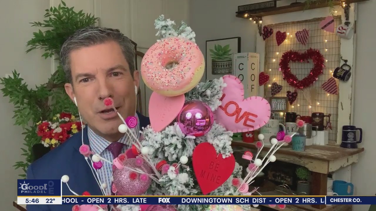 Bob Kelly's Donut Valentine's Day Tree