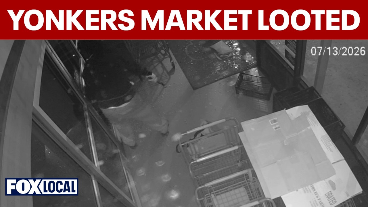 Thief smashes into Yonkers market, empties registers and safe in minutes