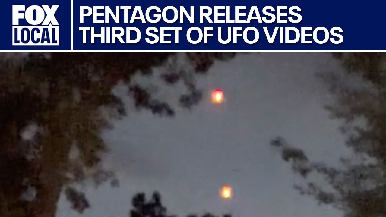 Pentagon releases third batch of videos as part of Trump's UFO transparency directive