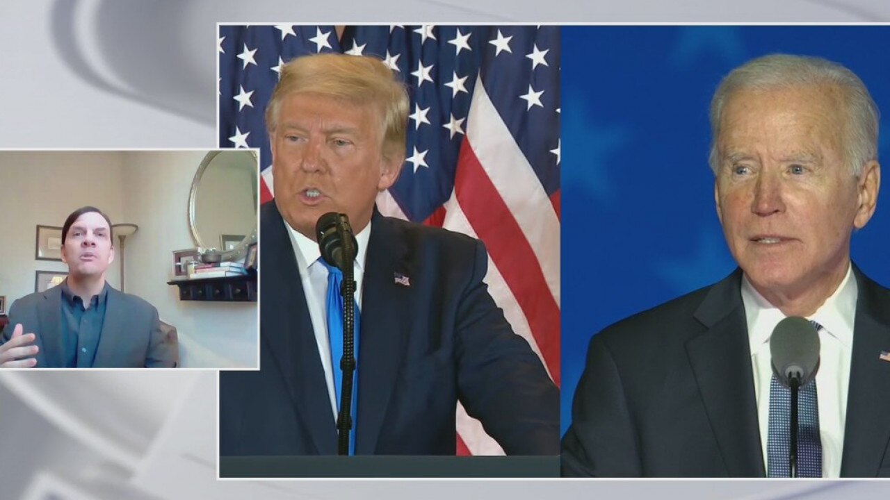 President Trump is laying the groundwork for contesting the election results