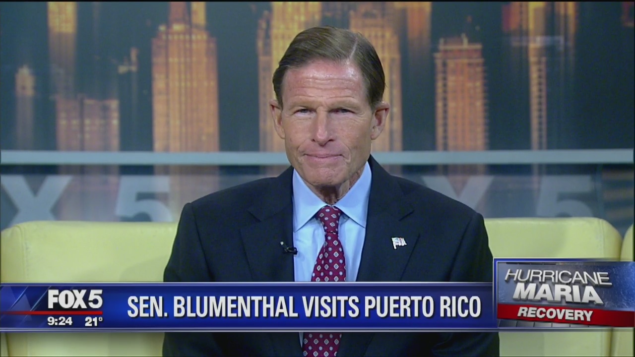 Sen. Blumenthal visits Puerto Rico