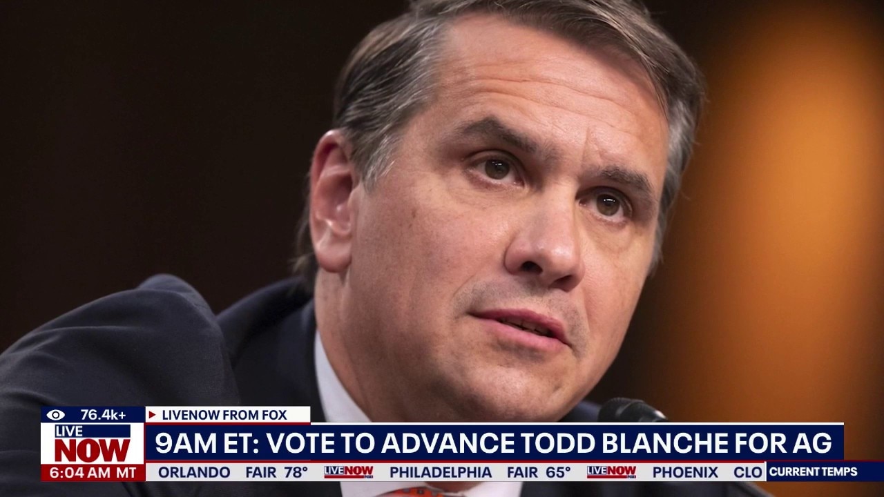 Senate panel set to advance Todd Blanche AG nomination