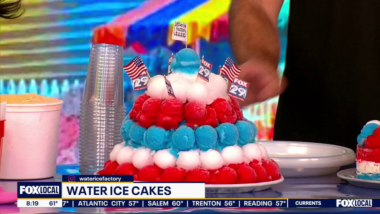 Memorial Day Water Ice Cakes From Water Ice Factory 