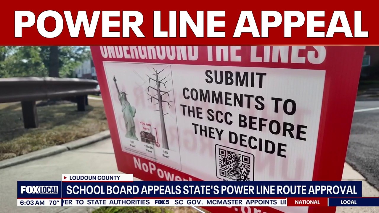 School board appeals state’s approval of power line route | FOX 5 AT 6AM