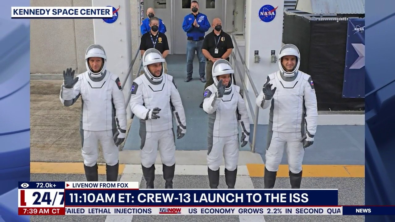 Launch day for NASA's SpaceX Crew-13 mission