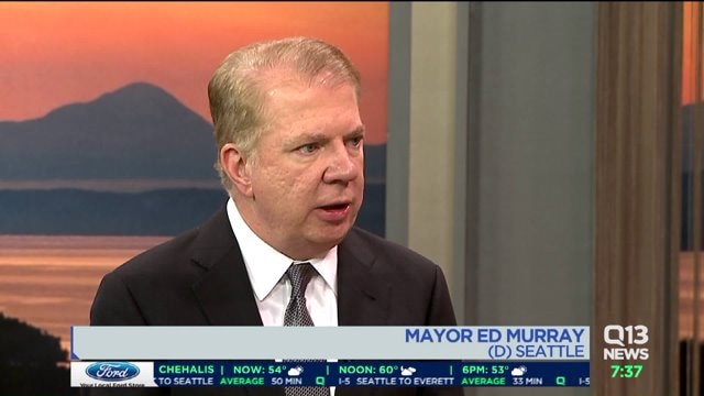 Seattle mayor Ed Murray reacts to Orlando shooting