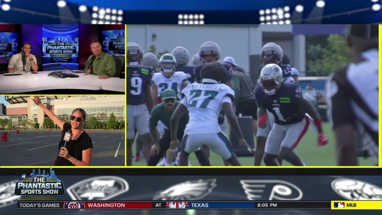 Eagles-Patriots joint practices begin