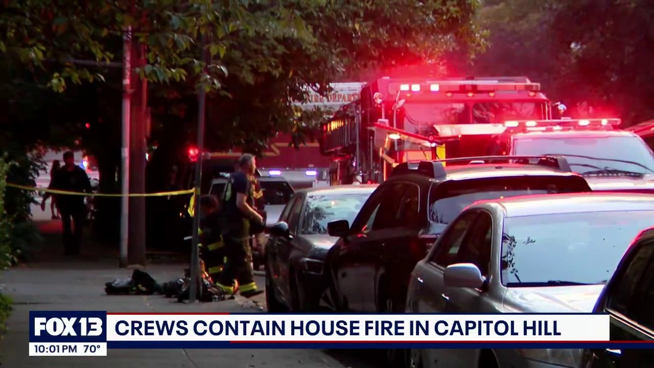 No injuries in house fire in Seattle's Capitol Hill neighborhood