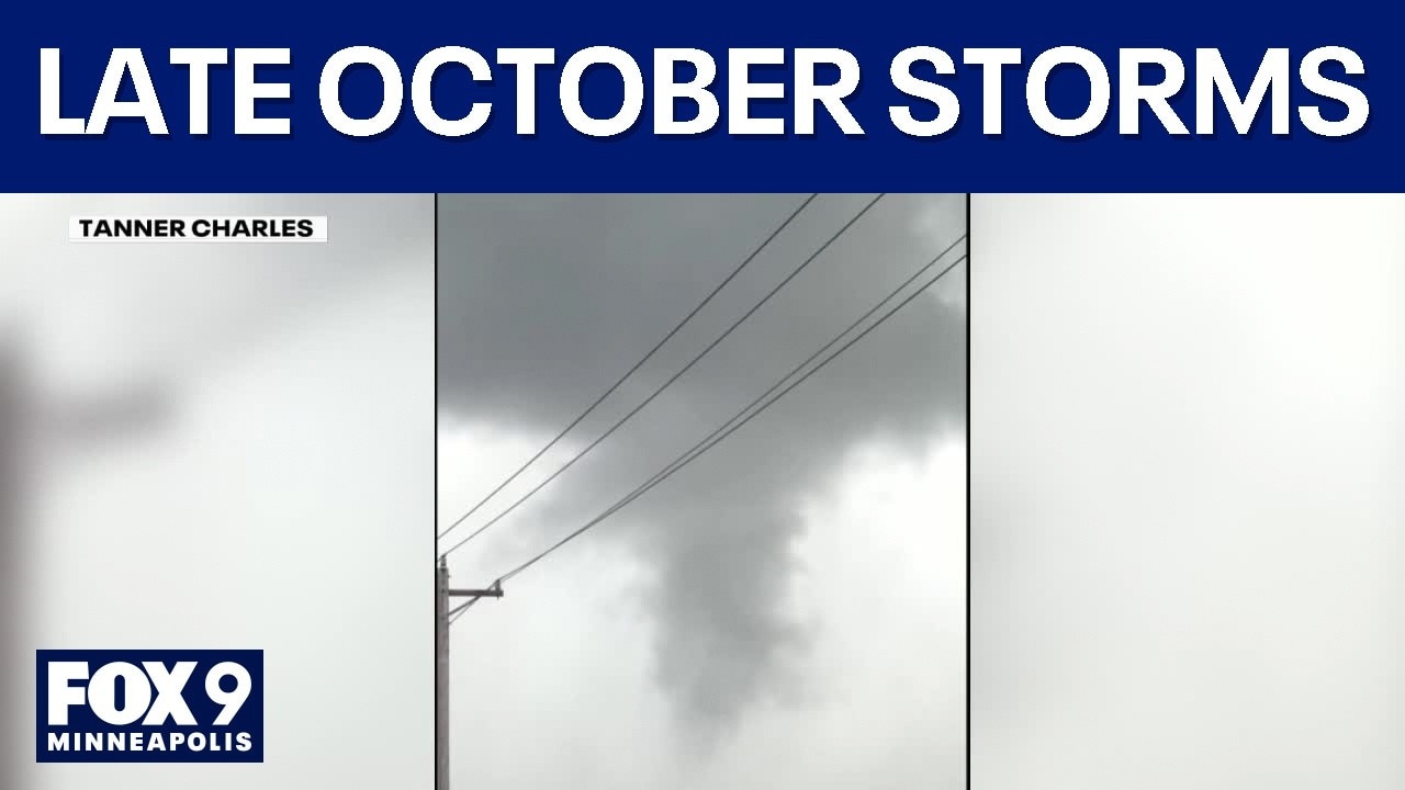Minnesota weather: Late October storms bring hail, funnel clouds and heavy rain