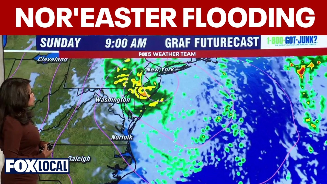 East Coast nor'easter triggers coastal flooding warnings for 40 million people