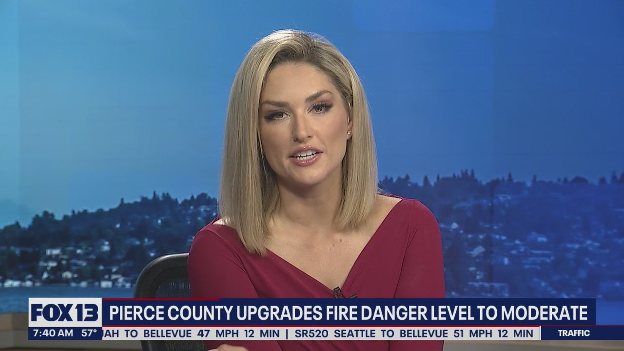 Pierce County upgrades fire danger level to moderate | FOX 13 Seattle