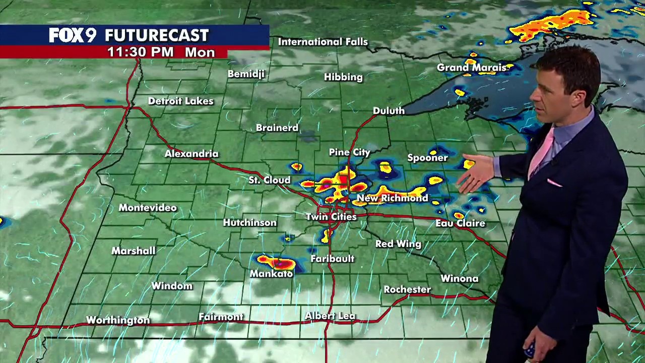 MN weather: Evening storms possible Monday