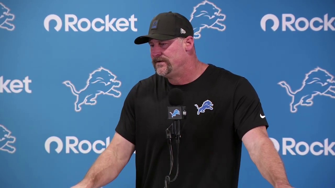 Lions' Dan Campbell faces Monday media after Carolina loss