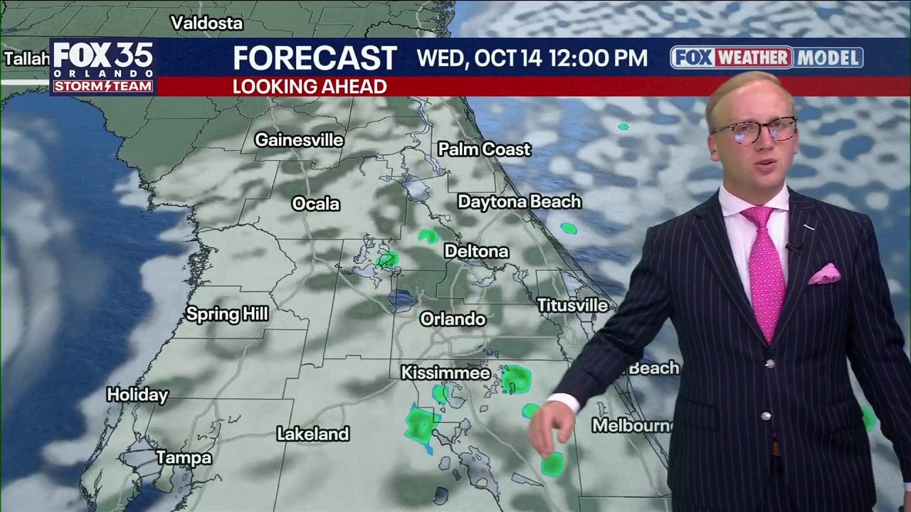 Orlando Weather Forecast: Tracking showers, wind