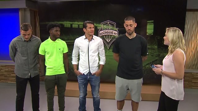 Sounders FC bring Copa America Trophy to Q13 FOX Studio