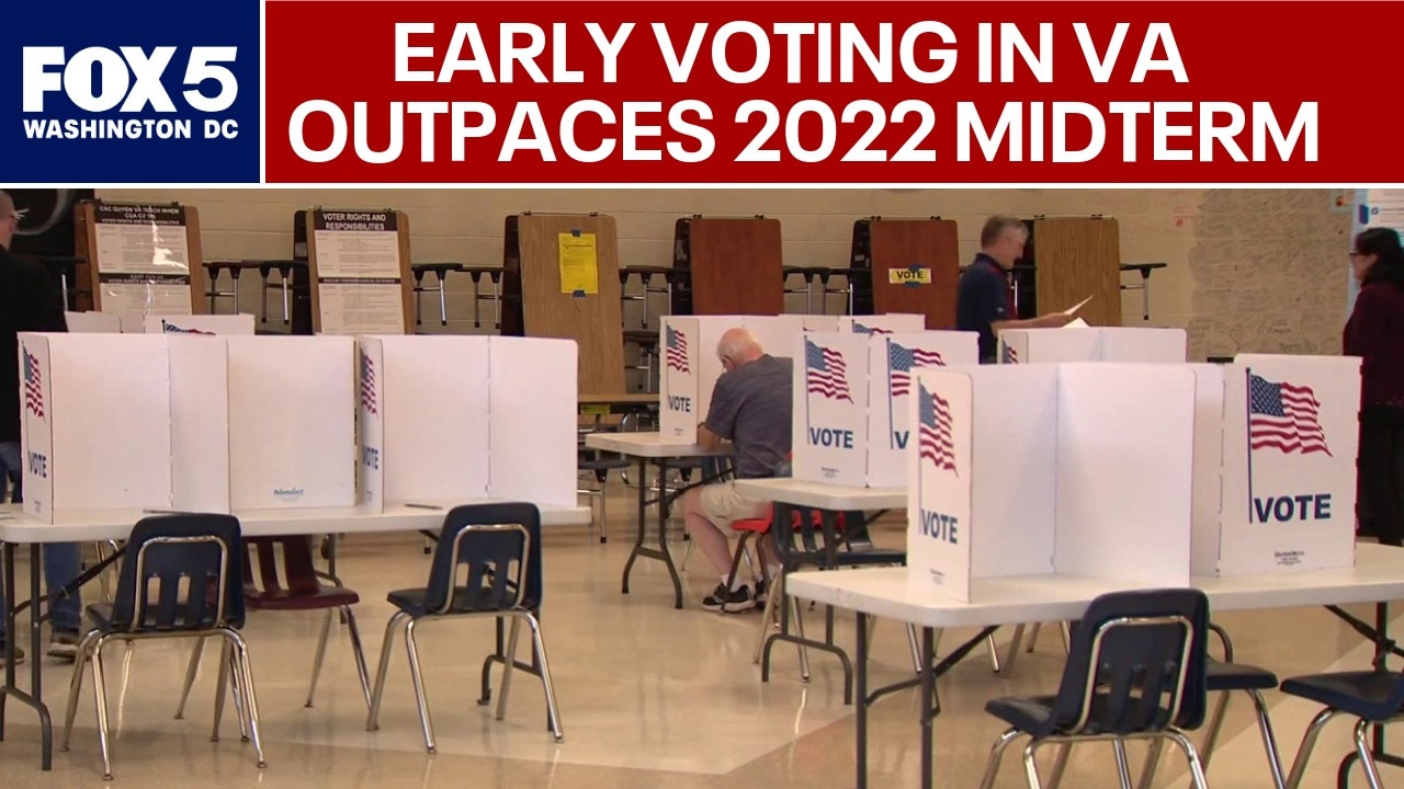 Early voting in 2026 Virginia midterms outpaces 2022