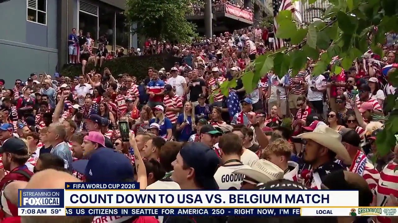 Count down to USA vs. Belgium match in Seattle