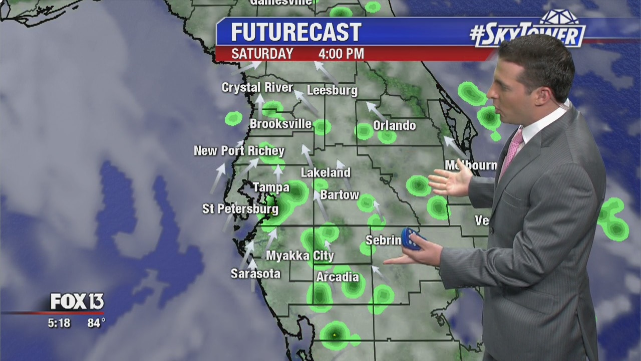 Friday evening weathercast