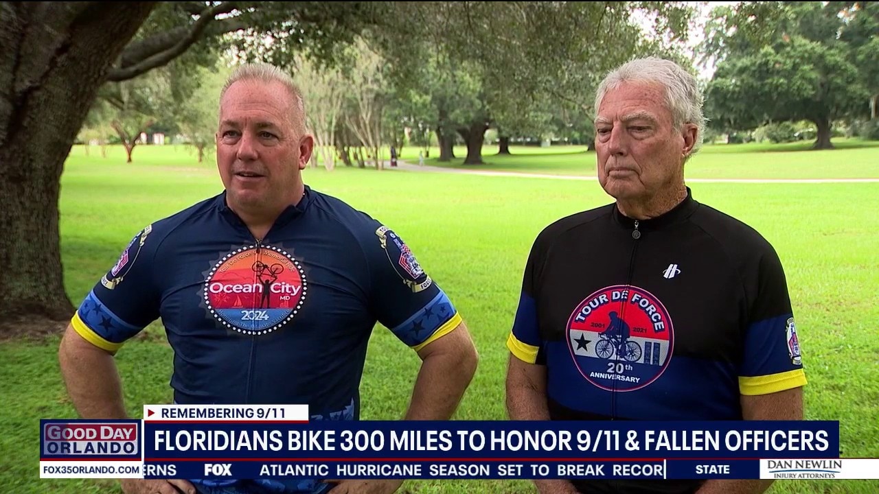 Floridians bike 300 miles to honor 9/11 & fallen heroes