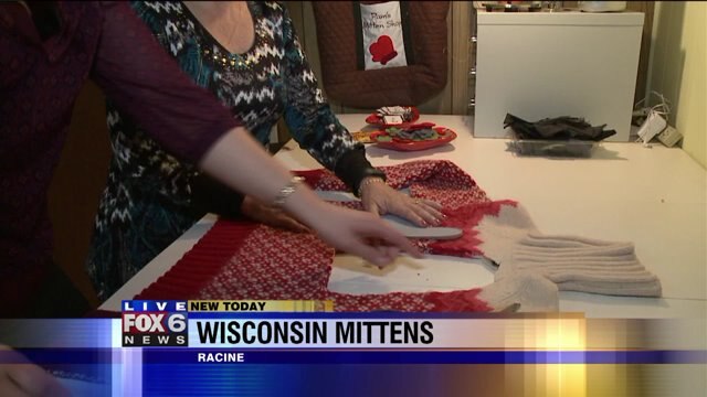 Laura learns how an old sweater can be re-used