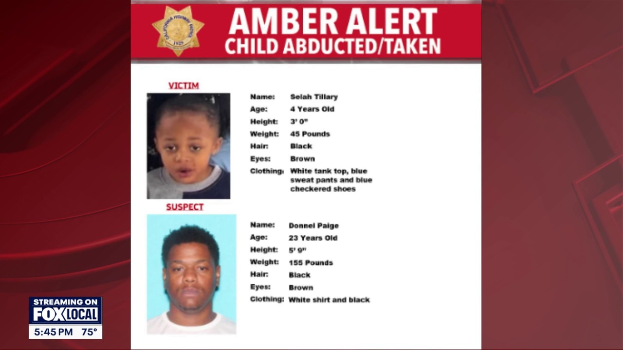 Amber Alert issued for missing 4-year-old