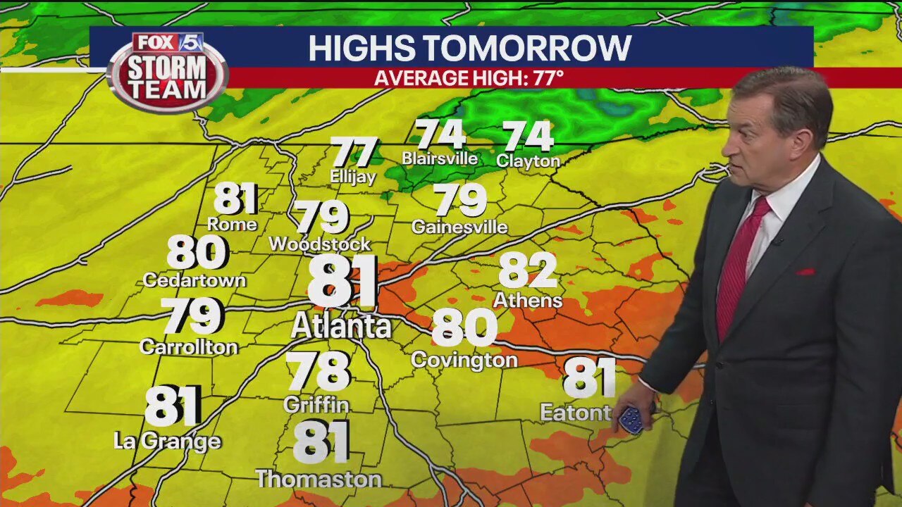 Monday night forecast