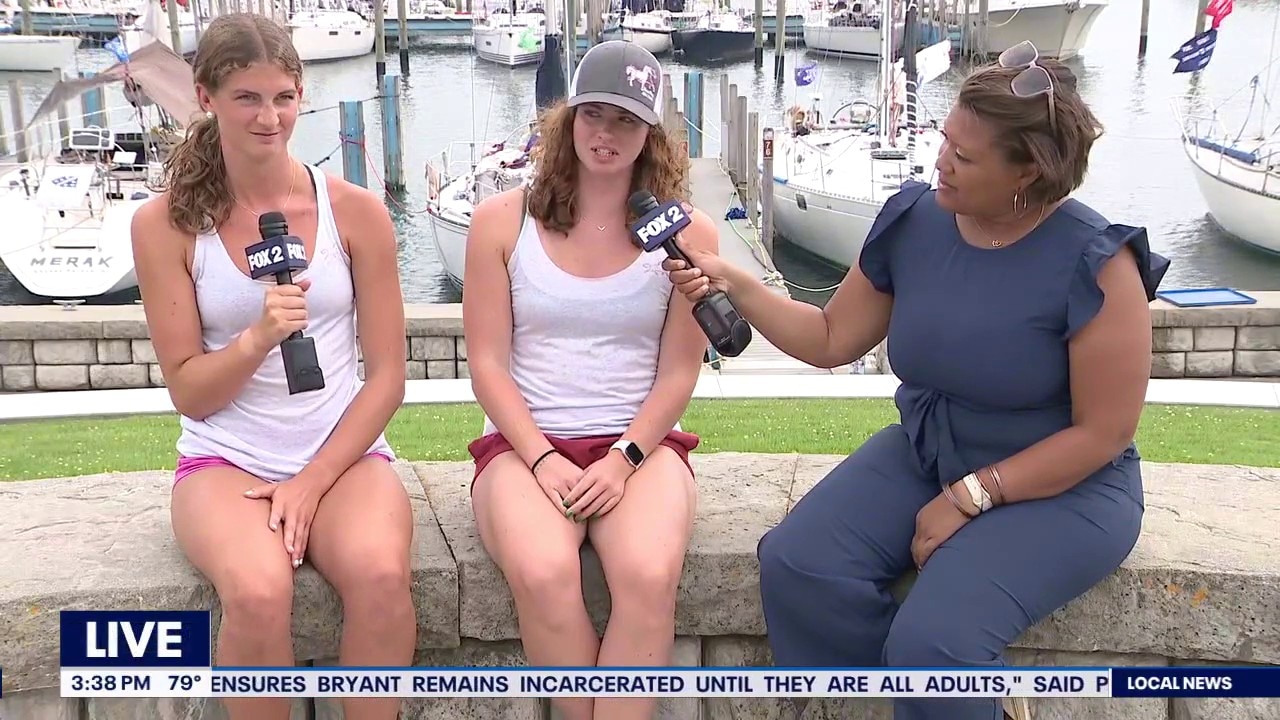 Teens brave Bayview Mackinac Race on Lake Huron in 'sideways' rain