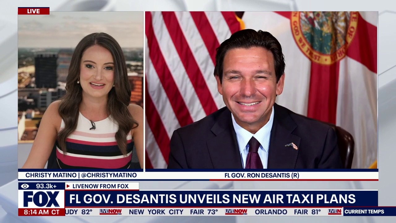 Governor DeSantis unveils new 'flying-vehicles'
