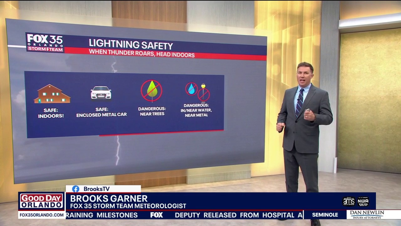 Weekend storms bring lightning to Central Florida