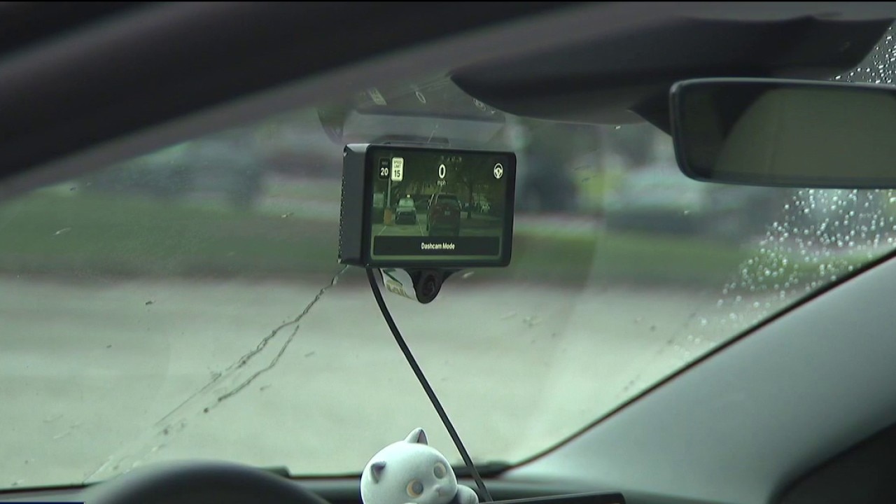 Dashcam maps road damage