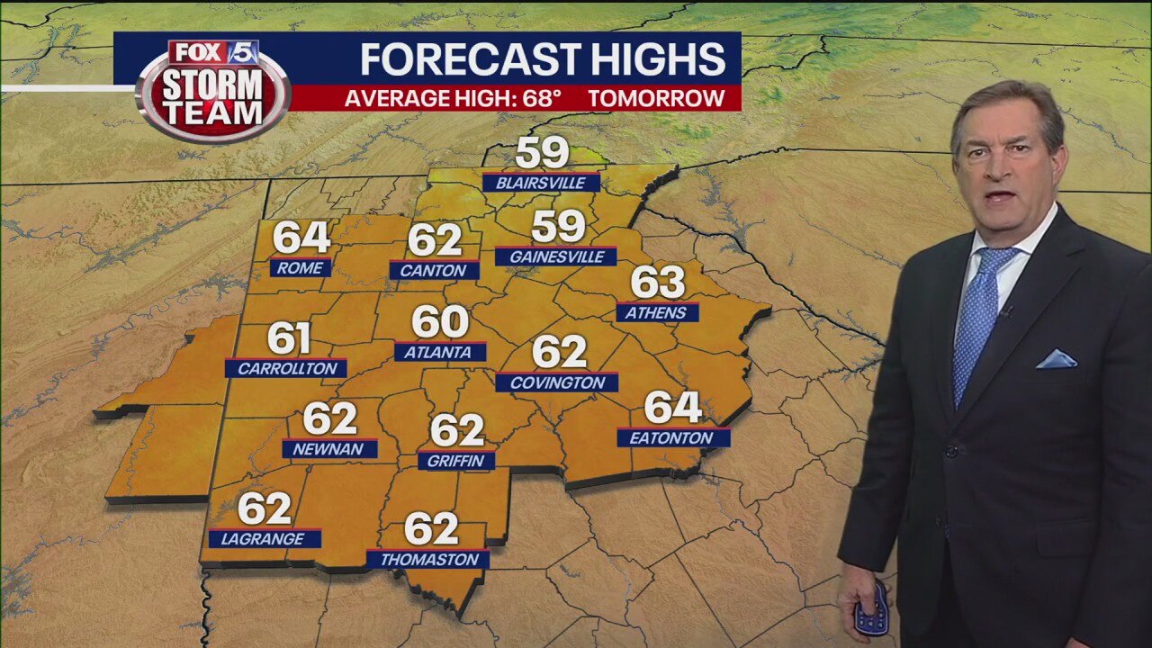 Thursday evening forecast
