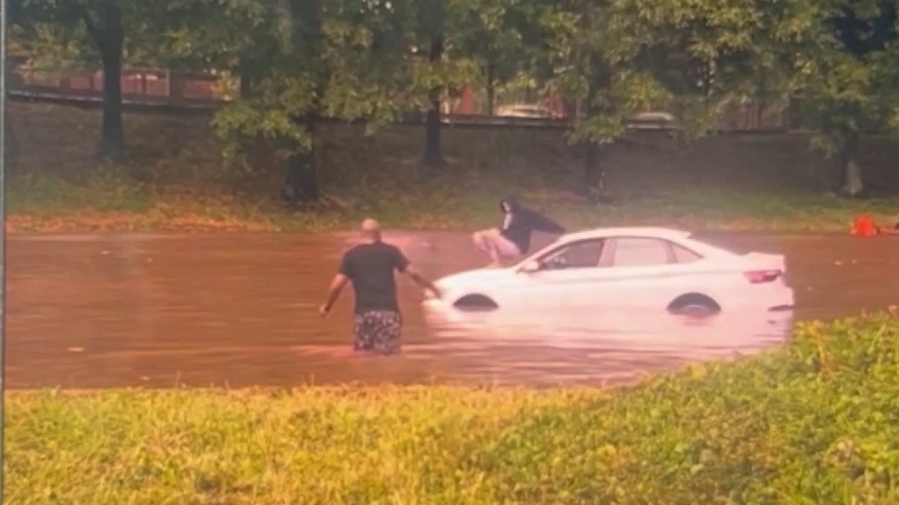 Atlanta veteran saves woman from flooded car