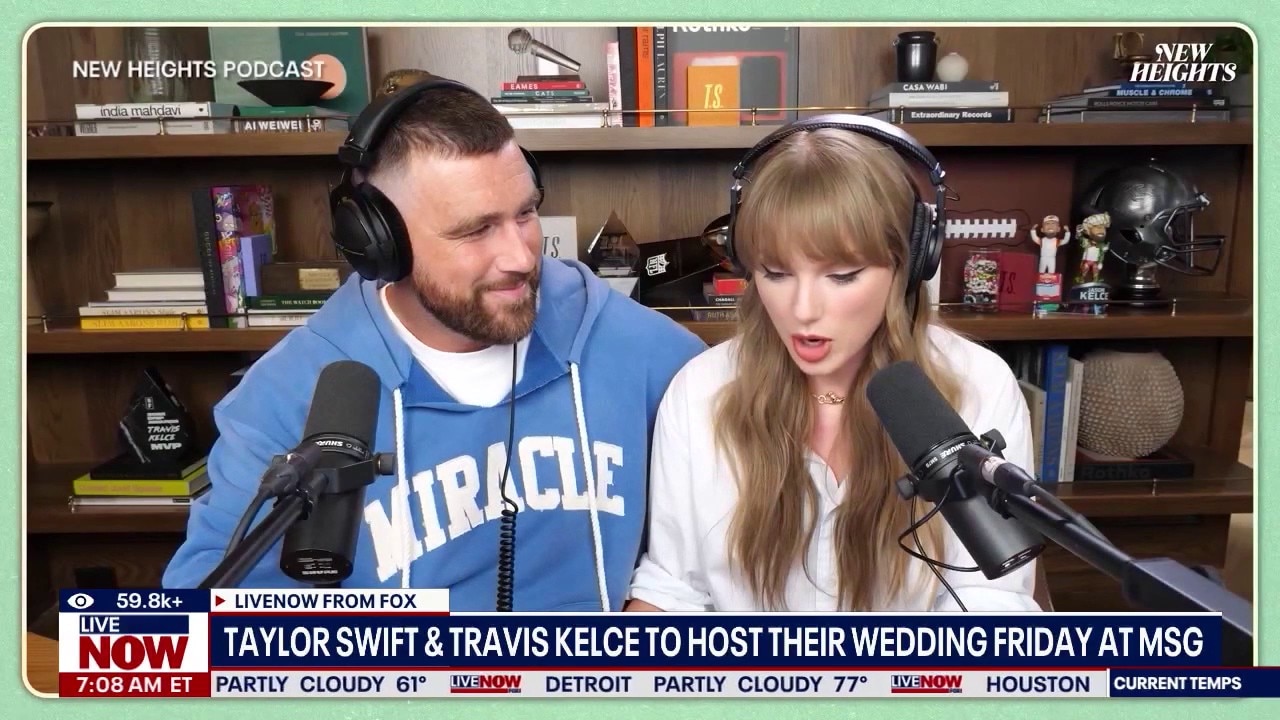 Taylor swift wedding watch underway at MSG 