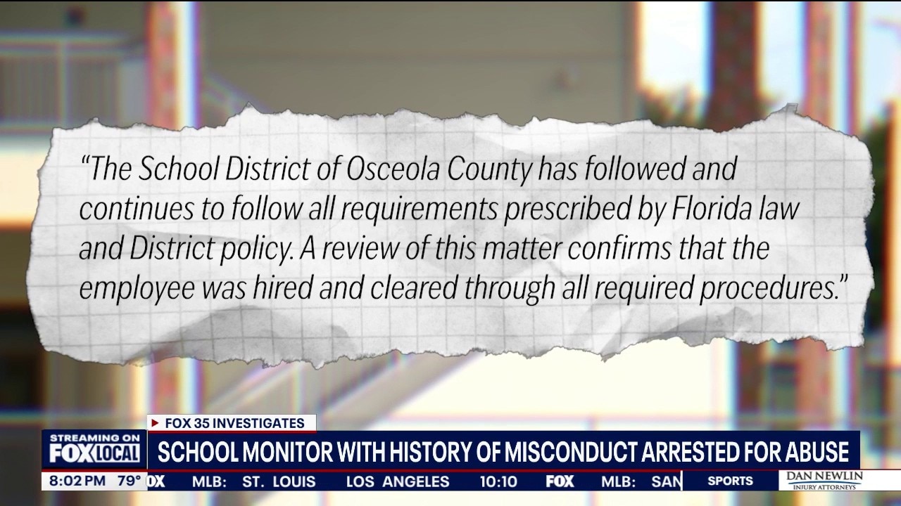 School monitor with history of misconduct accused of abusing student