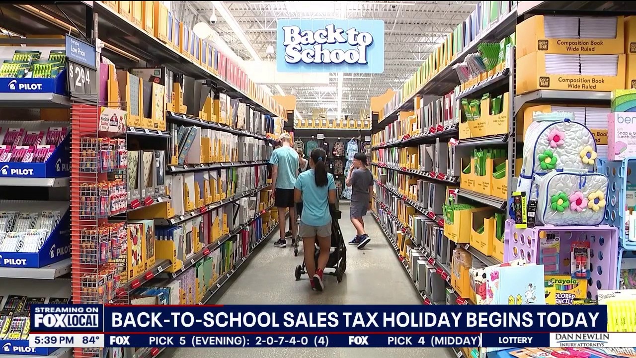 Florida's back-to-school tax holiday begins