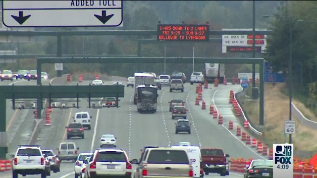 I-405 express toll lane changes
