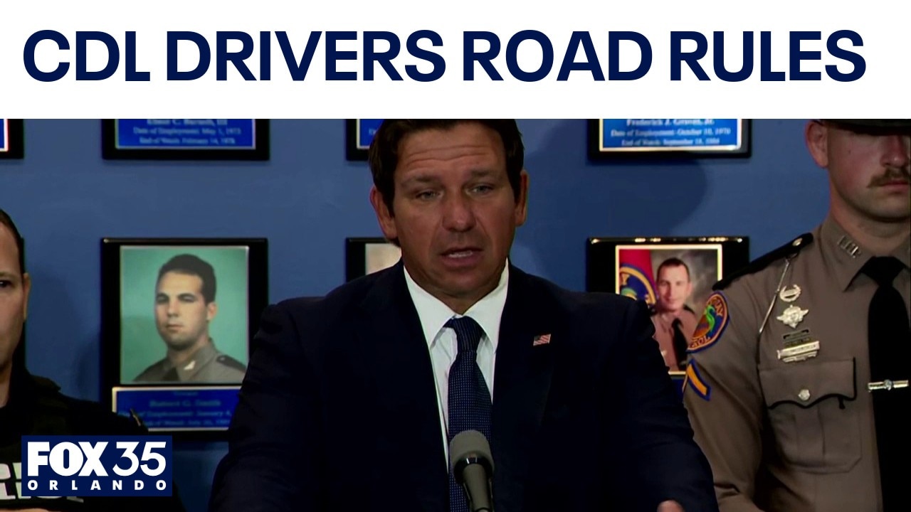'It's dangerous': DeSantis responds Supreme Court decision, CDL driver can't read English signs