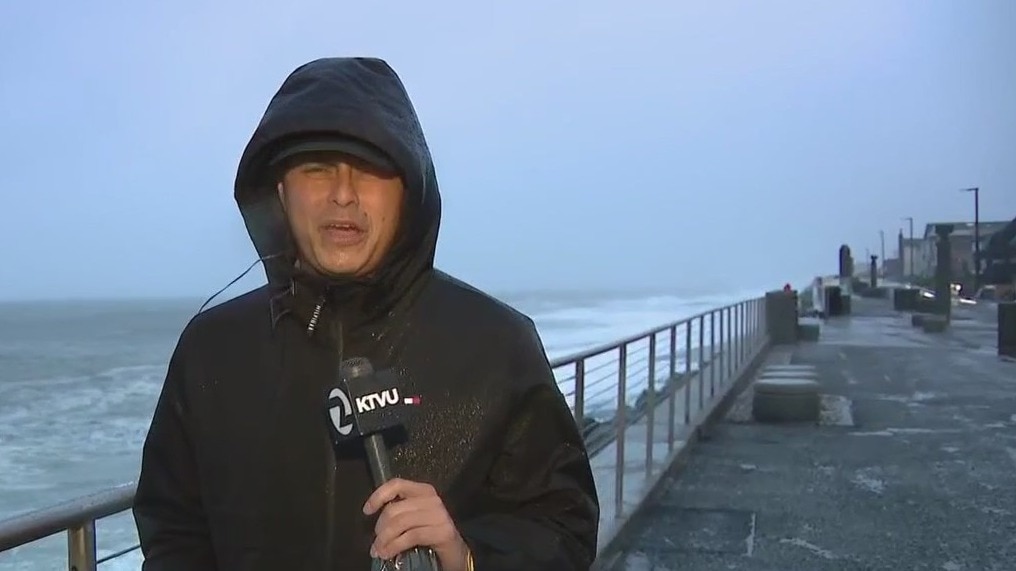 High surf along Pacific