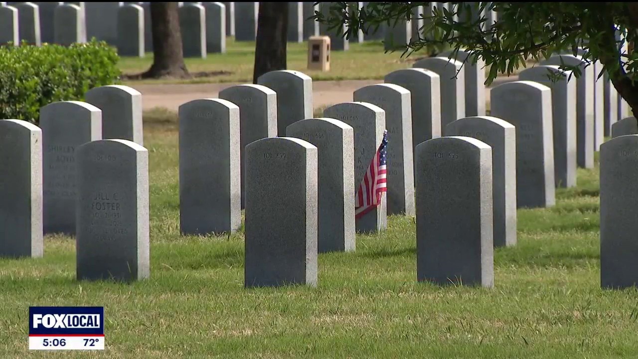 DFW cemetery moves veteran's urn after moisture causes rotting