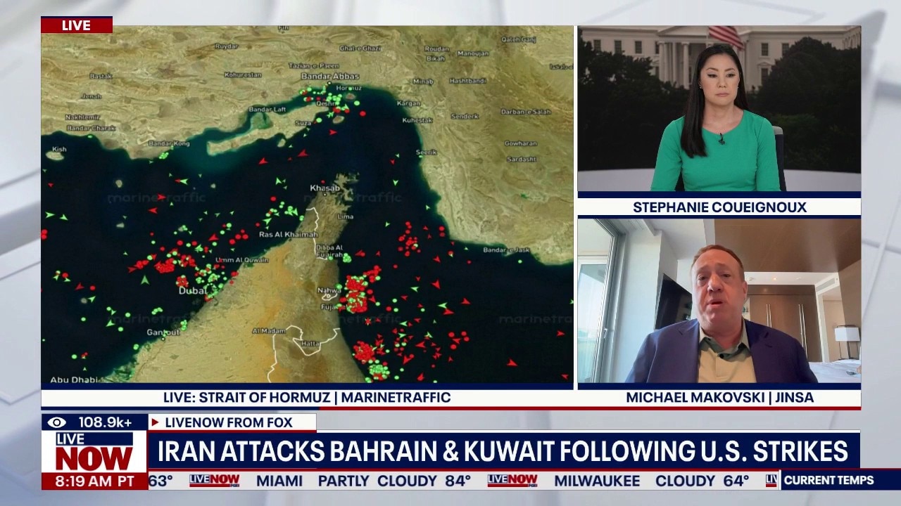 Iran attacks Kuwait & Bahrain after US strikes