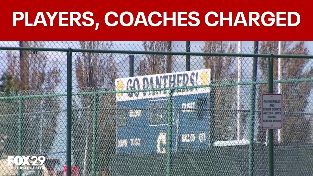 Cheltenham High School football coaches, players charged in locker room assaults