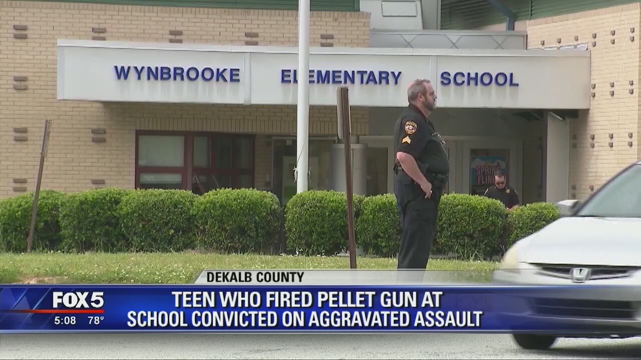 Teen who fired pellet gun at school convicted on aggravated assault
