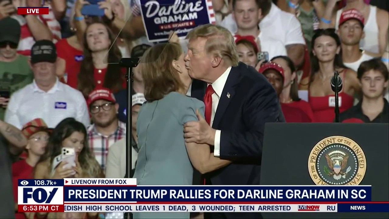 President Trump rallies for Darline Graham in SC