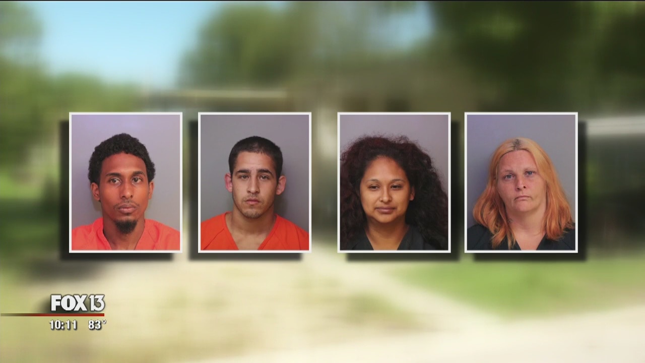 Adults accused of using stun gun on children