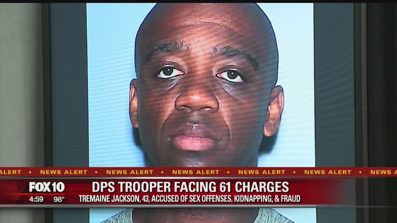 DPS: State Trooper arrested on 61 counts of sex-related, kidnapping, and fraud charges