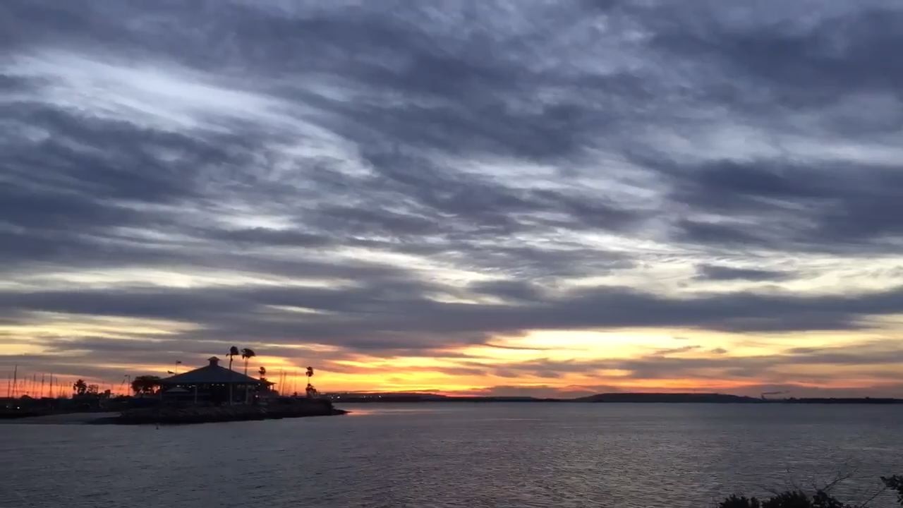 Sunrise over Davis Islands