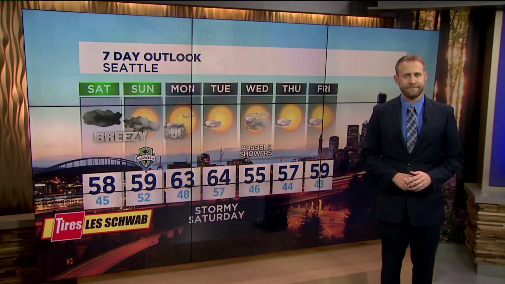Q13 News evening weather forecast